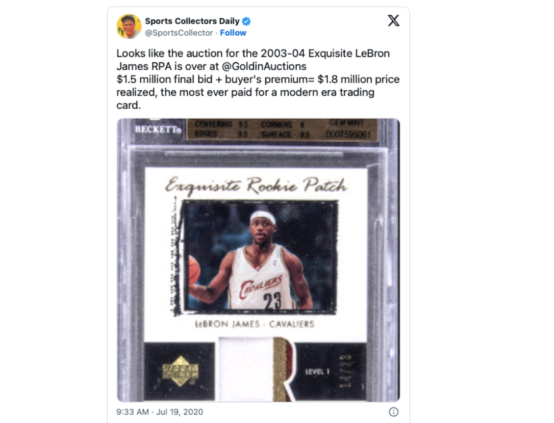 sports daily collector