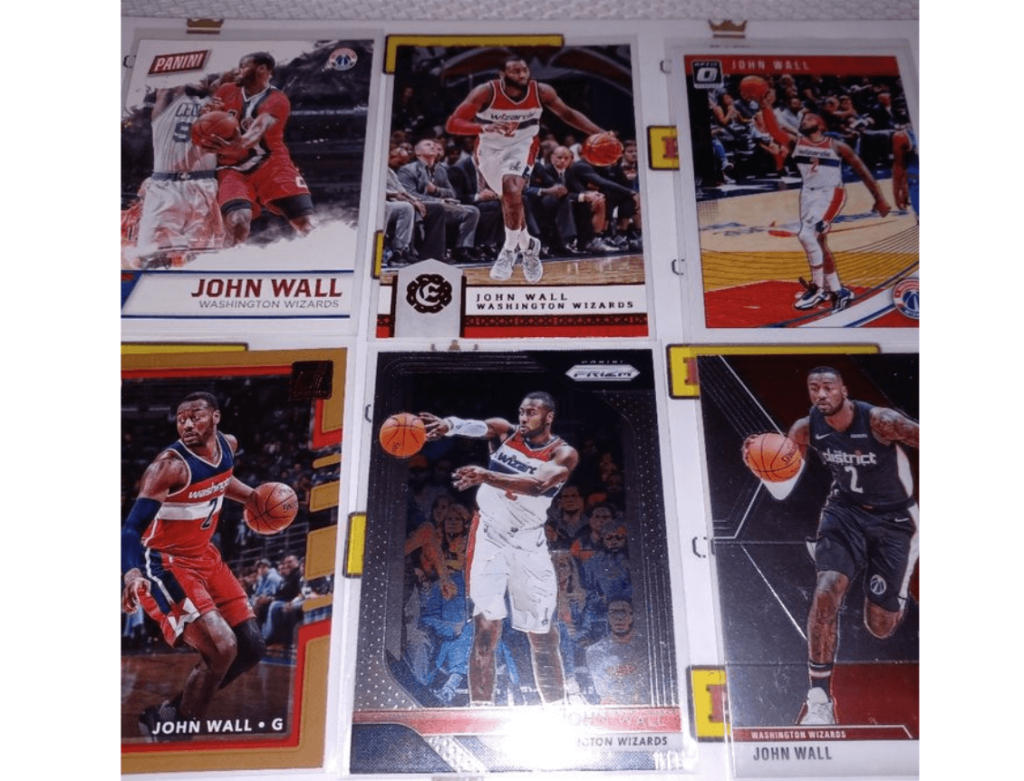Collection of 6 NBA rookie card picture