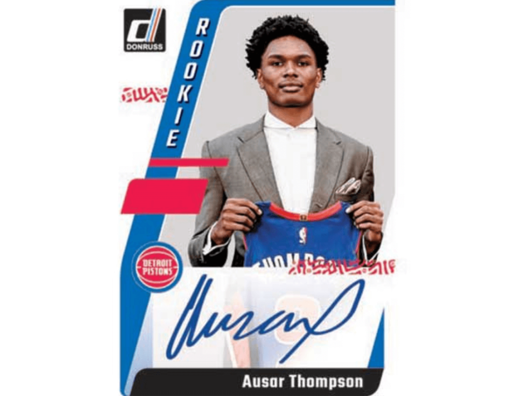 Ausar Thompson NBA Card with Autograph